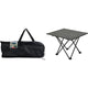 Table de camping Redcliffs métal noir 56x40x46cm