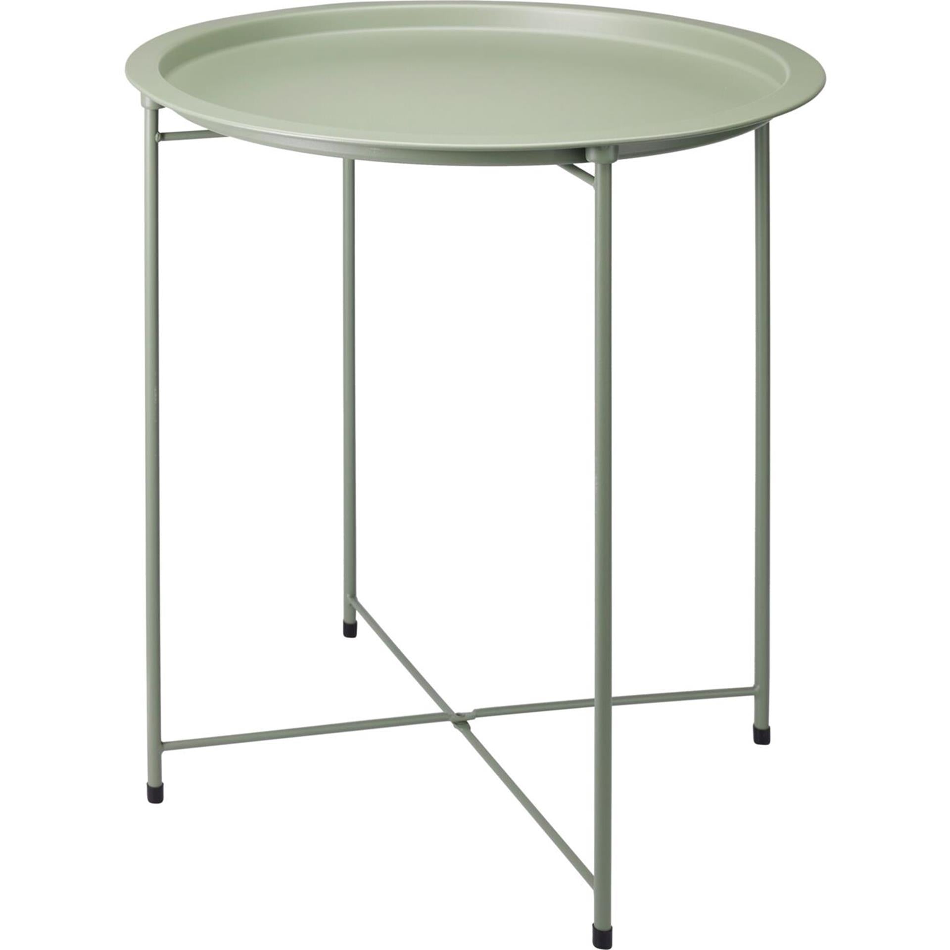 Table d'appoint de style maison vert ø47xh50cm