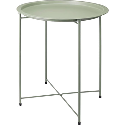 Table d'appoint de style maison vert ø47xh50cm