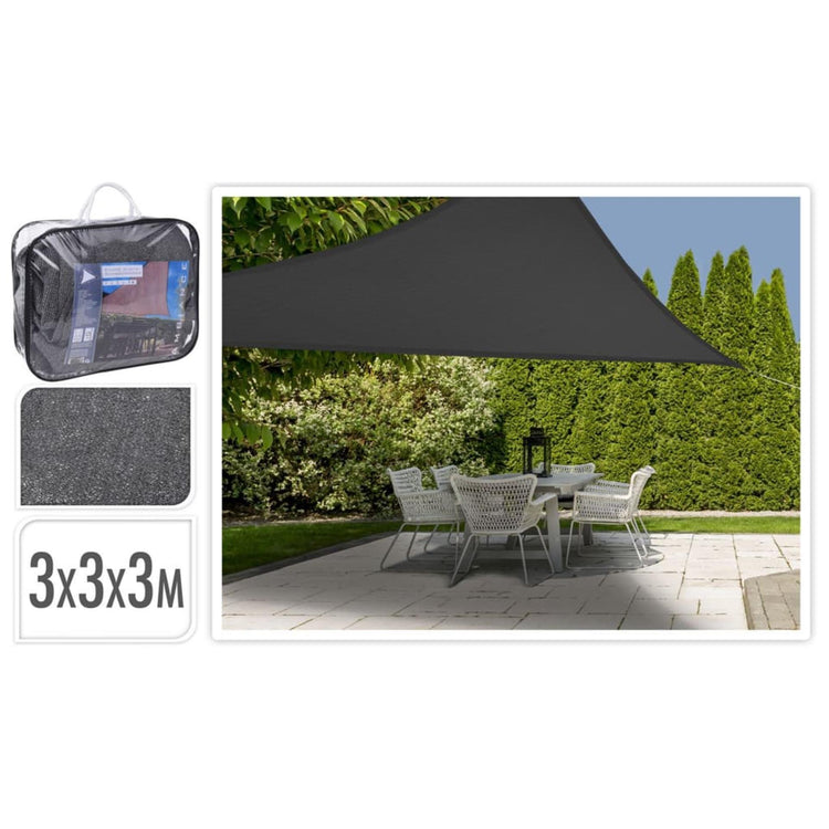 Progarden Progarden Shade Tissu triangulaire 3x3x3m gris foncé
