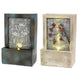 Fontaine poly LED Lumineo avec fleur 9,5x15x23cm