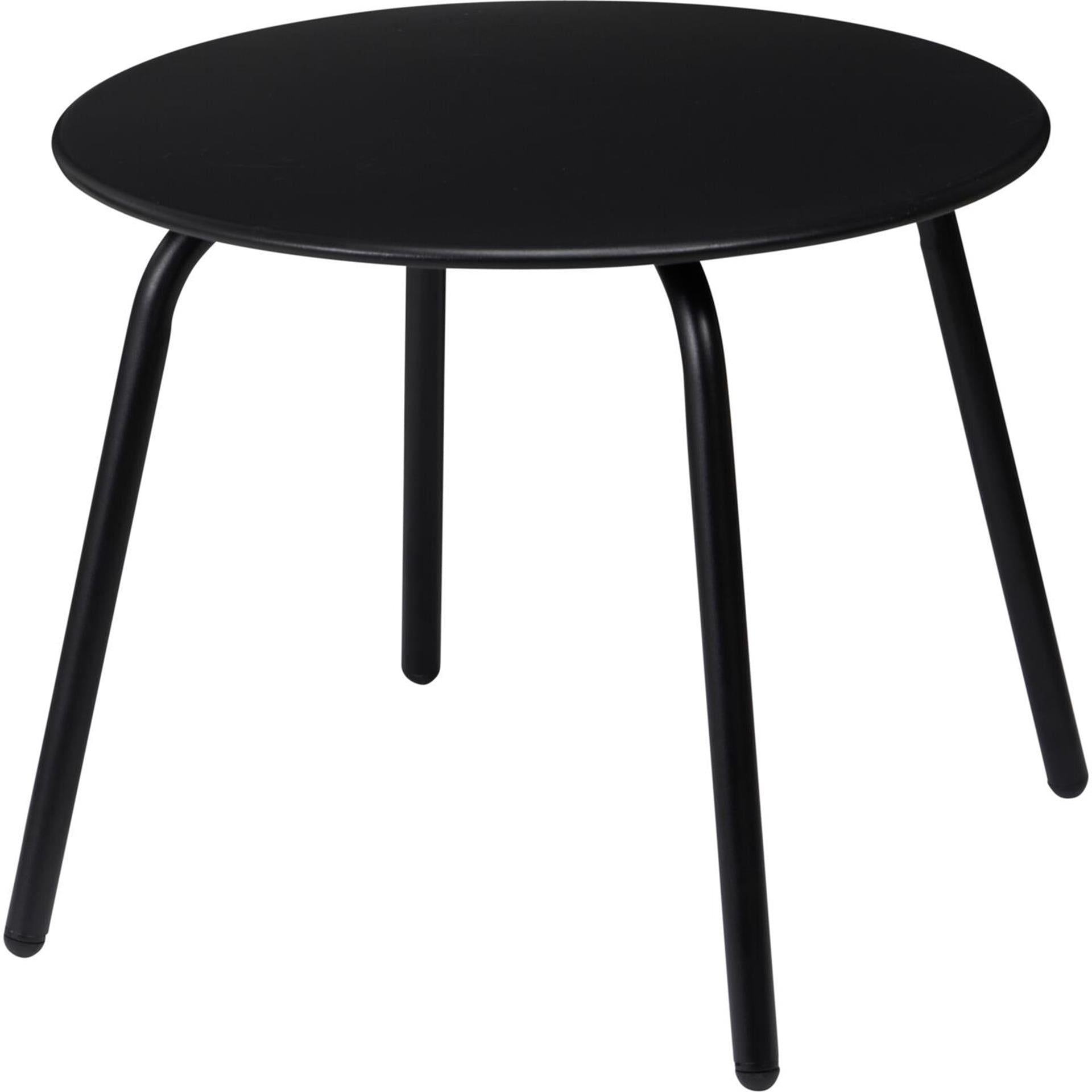Table de style maison noir ø50xh40cm