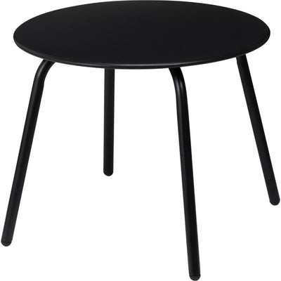 Table de style maison noir ø50xh40cm