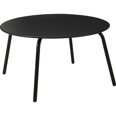 Table de style maison noir ø70xh40cm