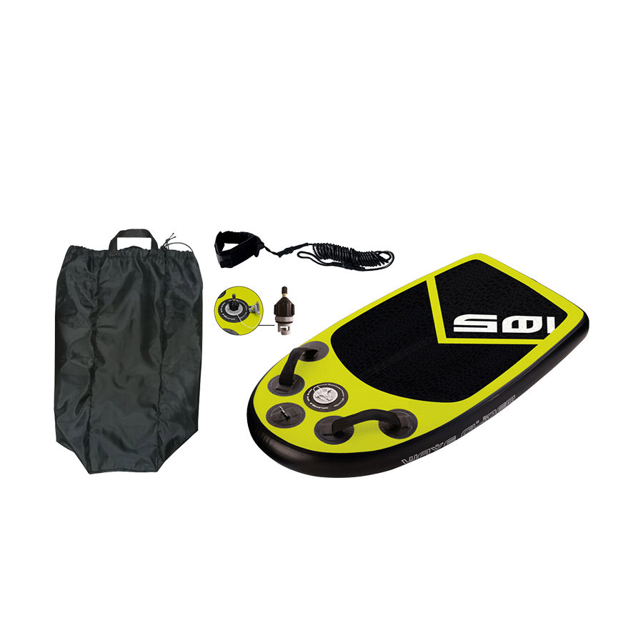 Body board Abi xq max jaune fluo