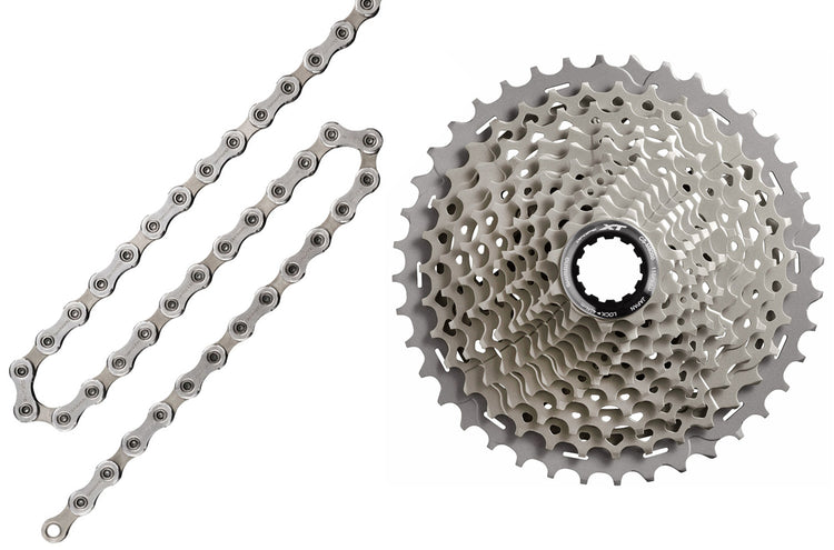 Ensemble d'usure Shimano xt 11 vitesses cn-hg701+cs-m8000 11-40