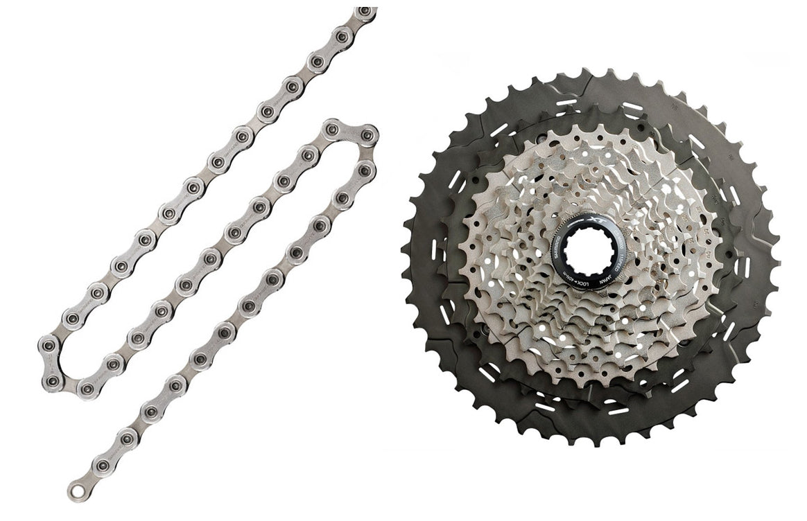 Ensemble d'usure Shimano xt 11 vitesses cn-hg701+cs-m8000 11-46