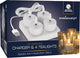 Autres marques Rechargeable LED SEALIGHT Set 4 pièces