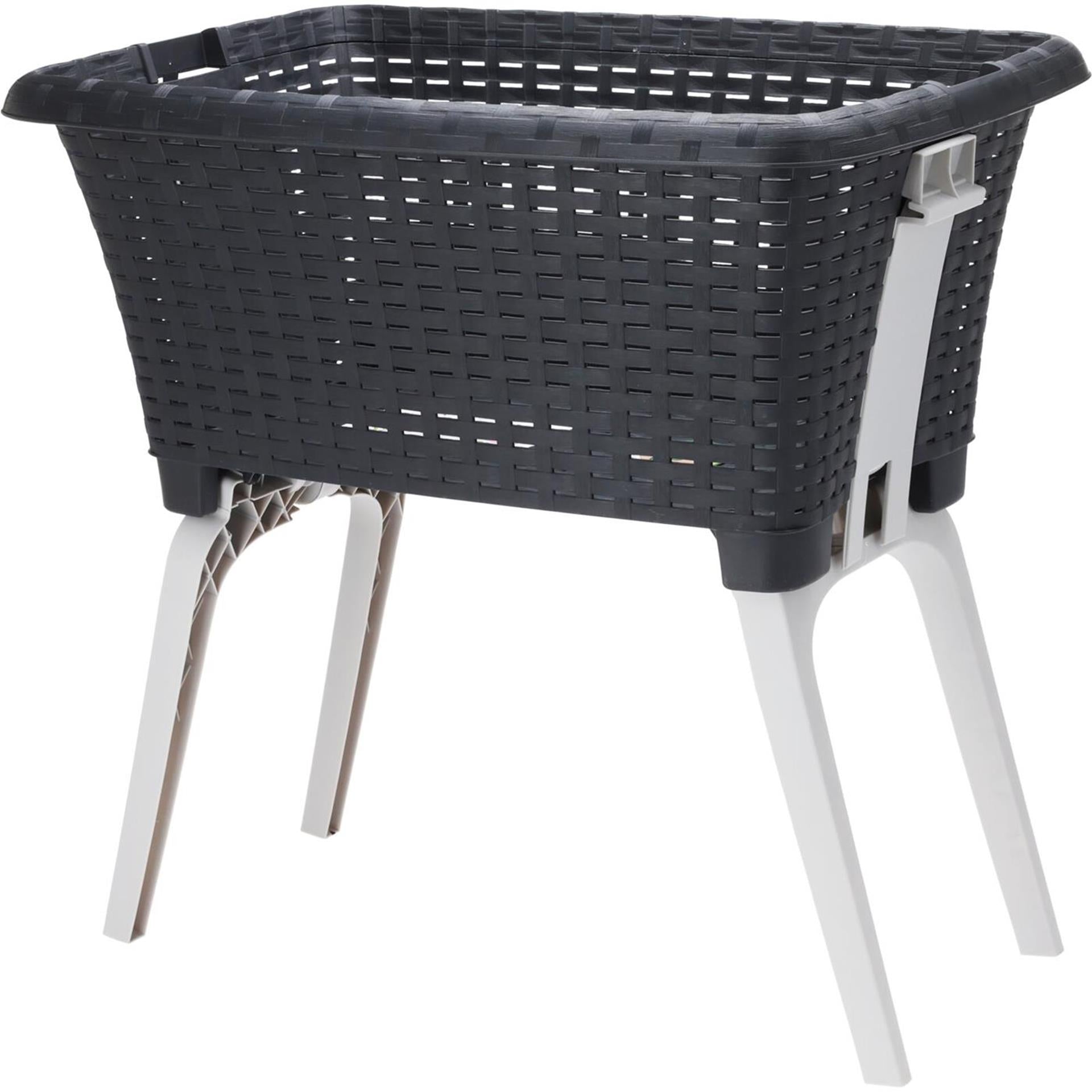 Excellent panier à linge pour articles ménagers avec pieds 60x40x60cm