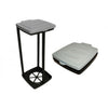 Excellent porte-sac poubelle pour articles ménagers 60 litres blanc