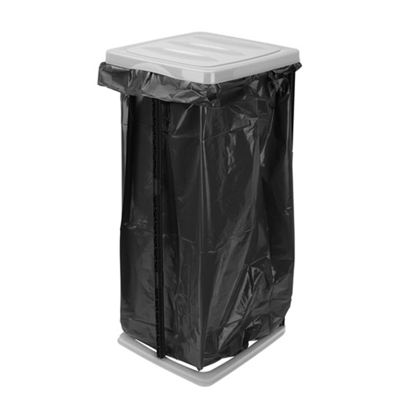 Excellent porte-sac poubelle pour articles ménagers 60 litres blanc
