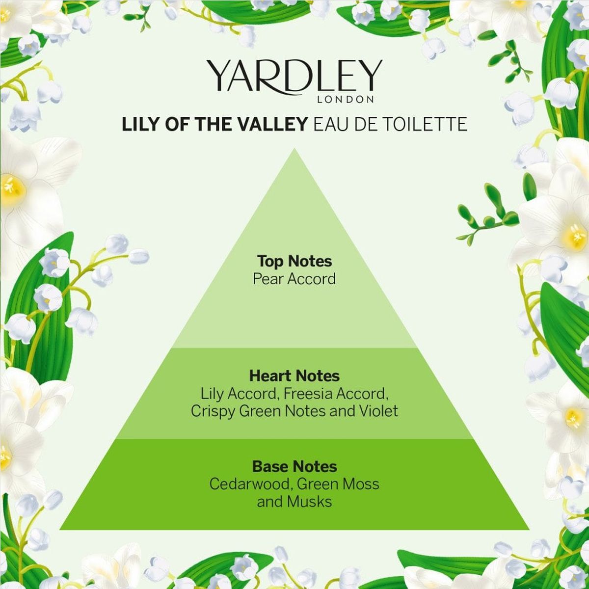 Yardley London English Eau de Toilette Lily de la vallée 50ml