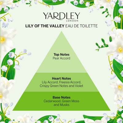 Yardley London English Eau de Toilette Lily de la vallée 50ml