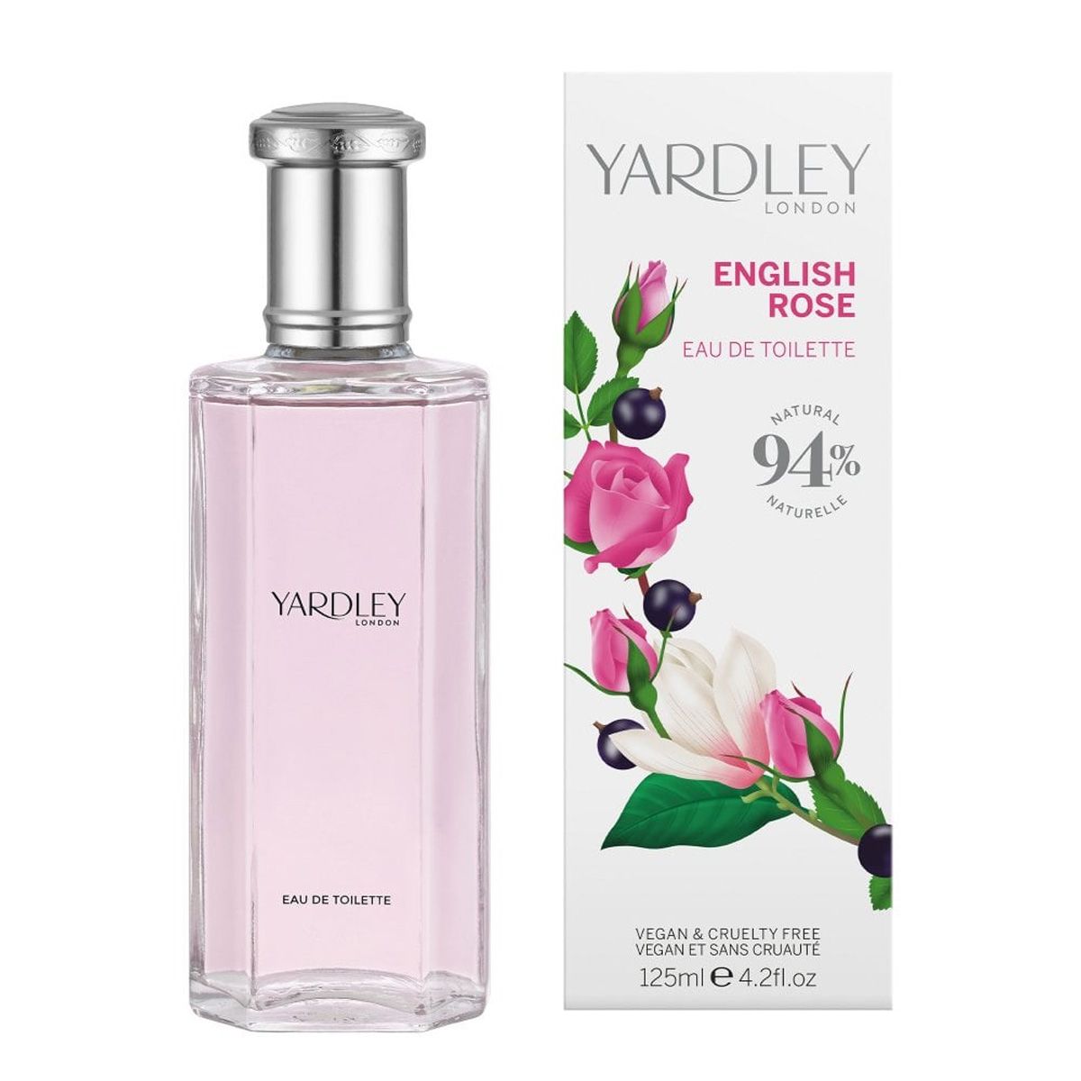 Yardley London English Eau de Toilette Rose 125 ml