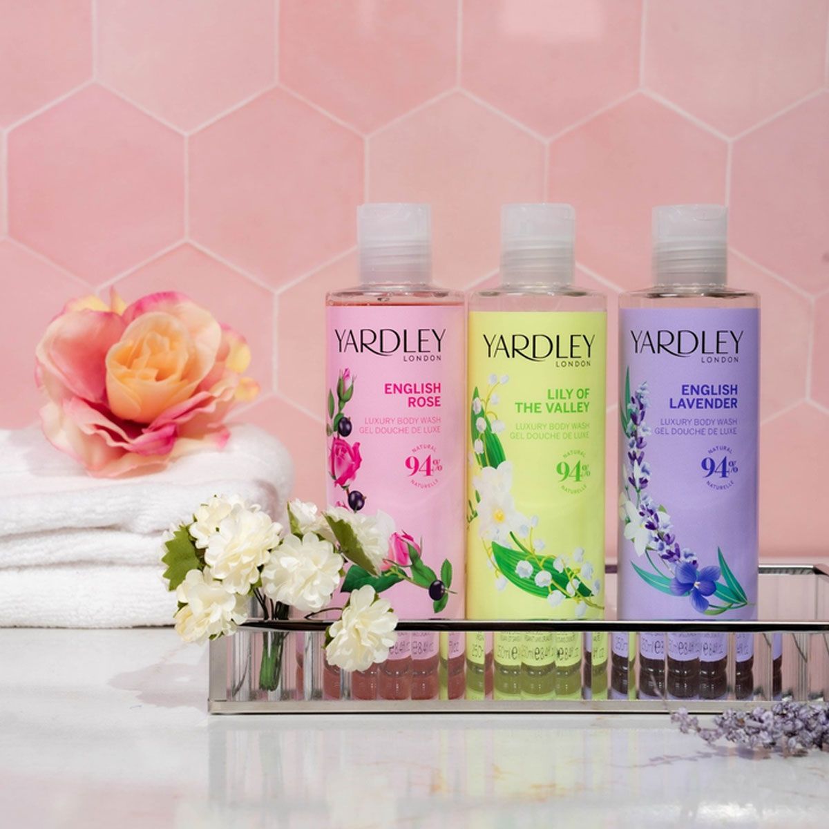 Yardley London English Body Wash Lily of the Valley 250ml