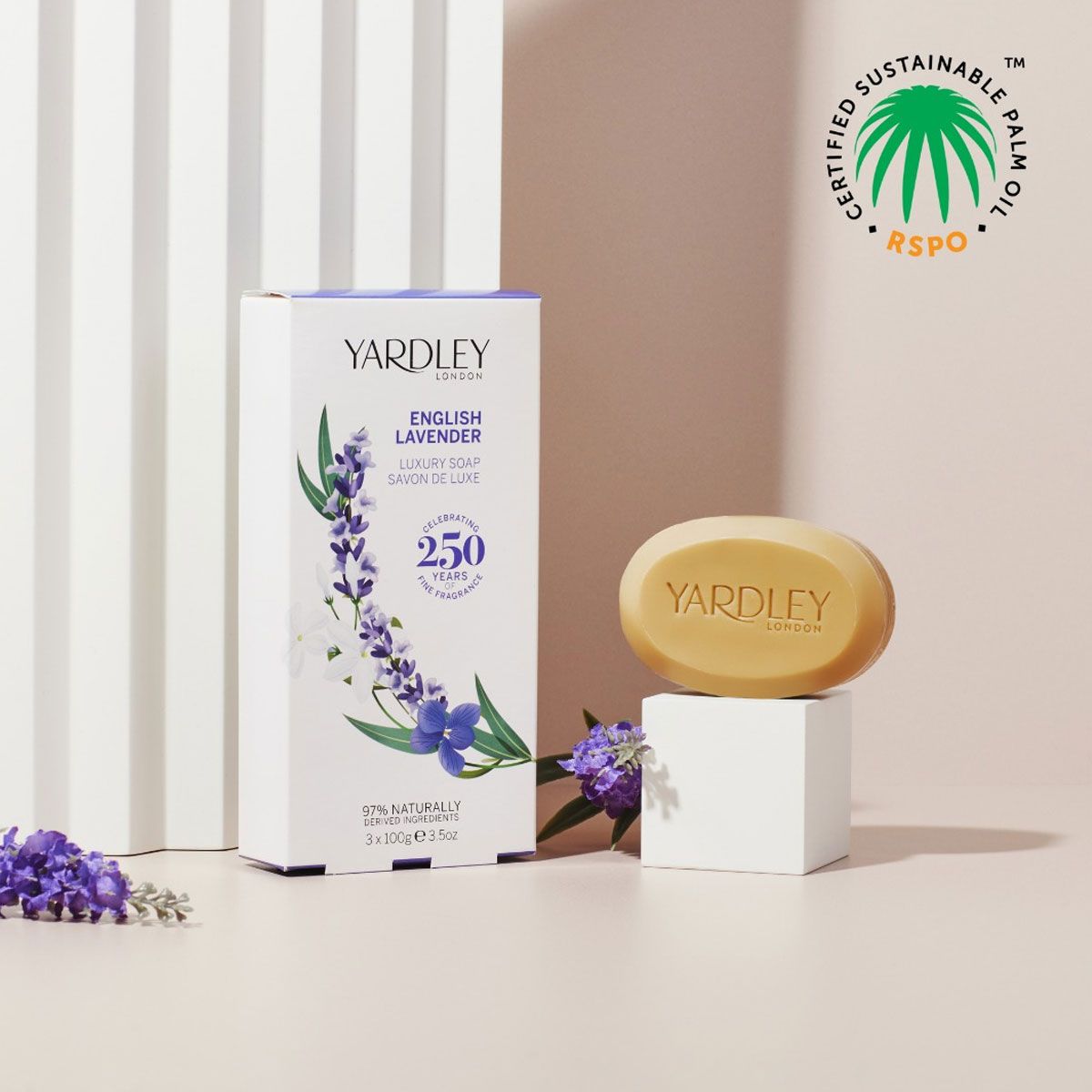 Yardley London English Soap Lavender 3x100gr.