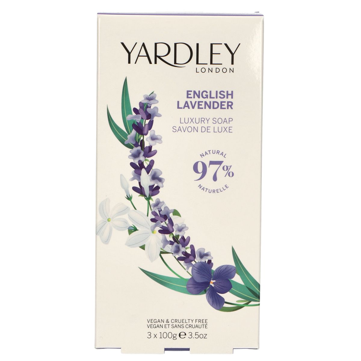 Yardley London English Soap Lavender 3x100gr.