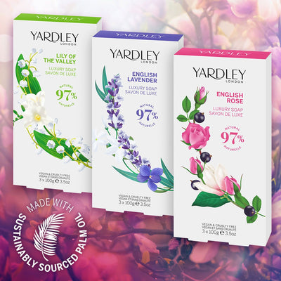 Yardley London English Soap Lily of the Valley 3x100gr.
