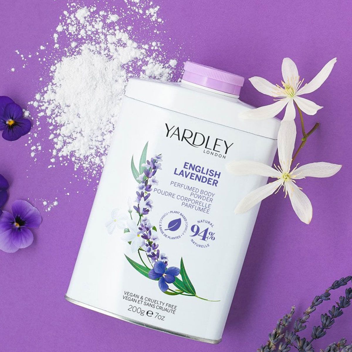 Yardley London English Talk Powder Lavender 200gr.