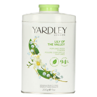 Yardley London English Talk Powder Lily de la vallée 200gr.