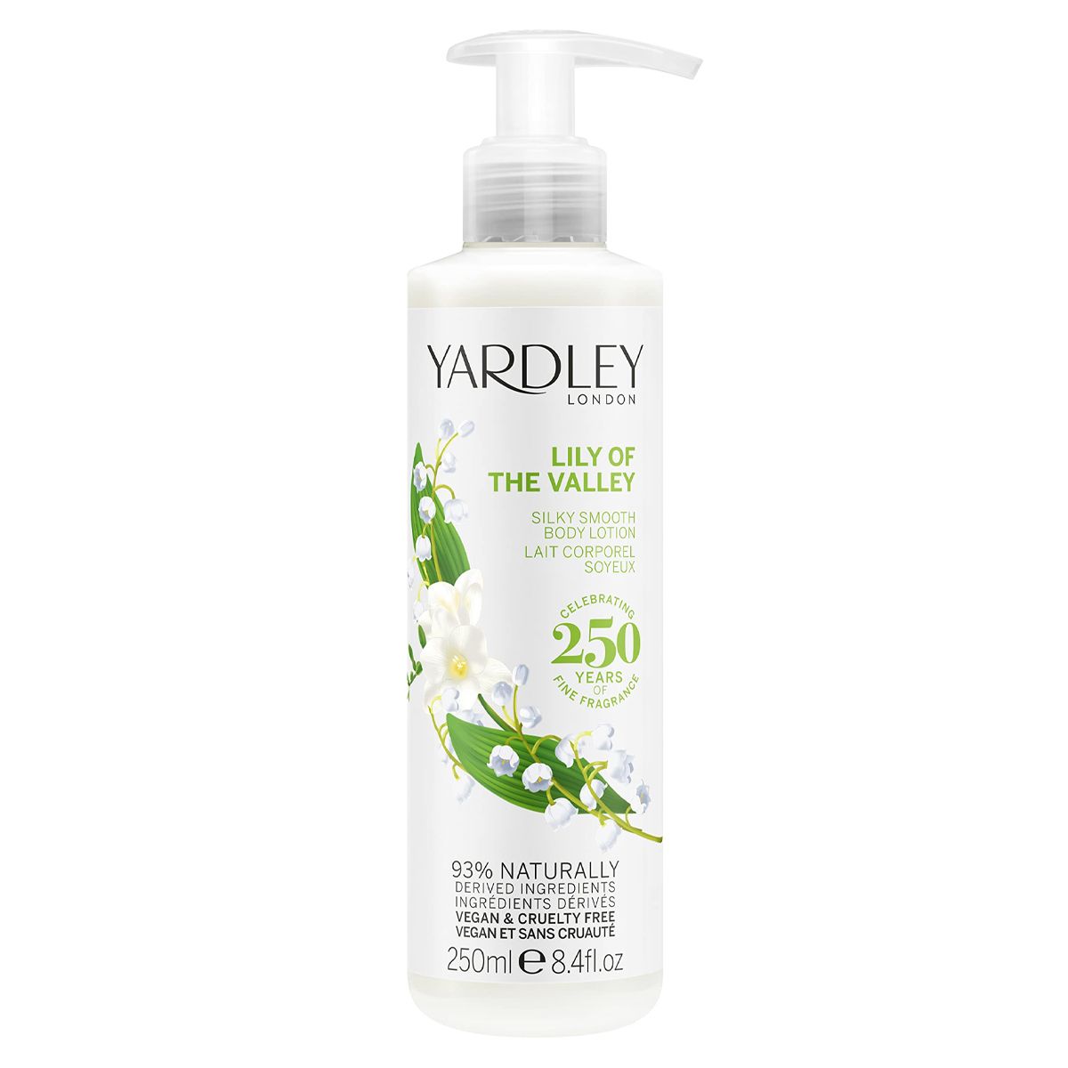 Yardley London Lys de la lotion pour le corps Vally 200 ml
