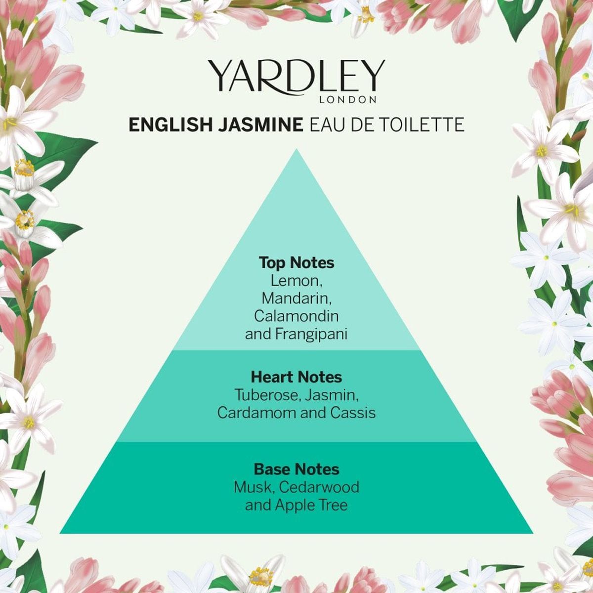 Yardley London Eau de Toilette Jasmin Anglais 125 ml