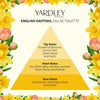 Yardley london jonquille anglaise eau de toilette 125ml