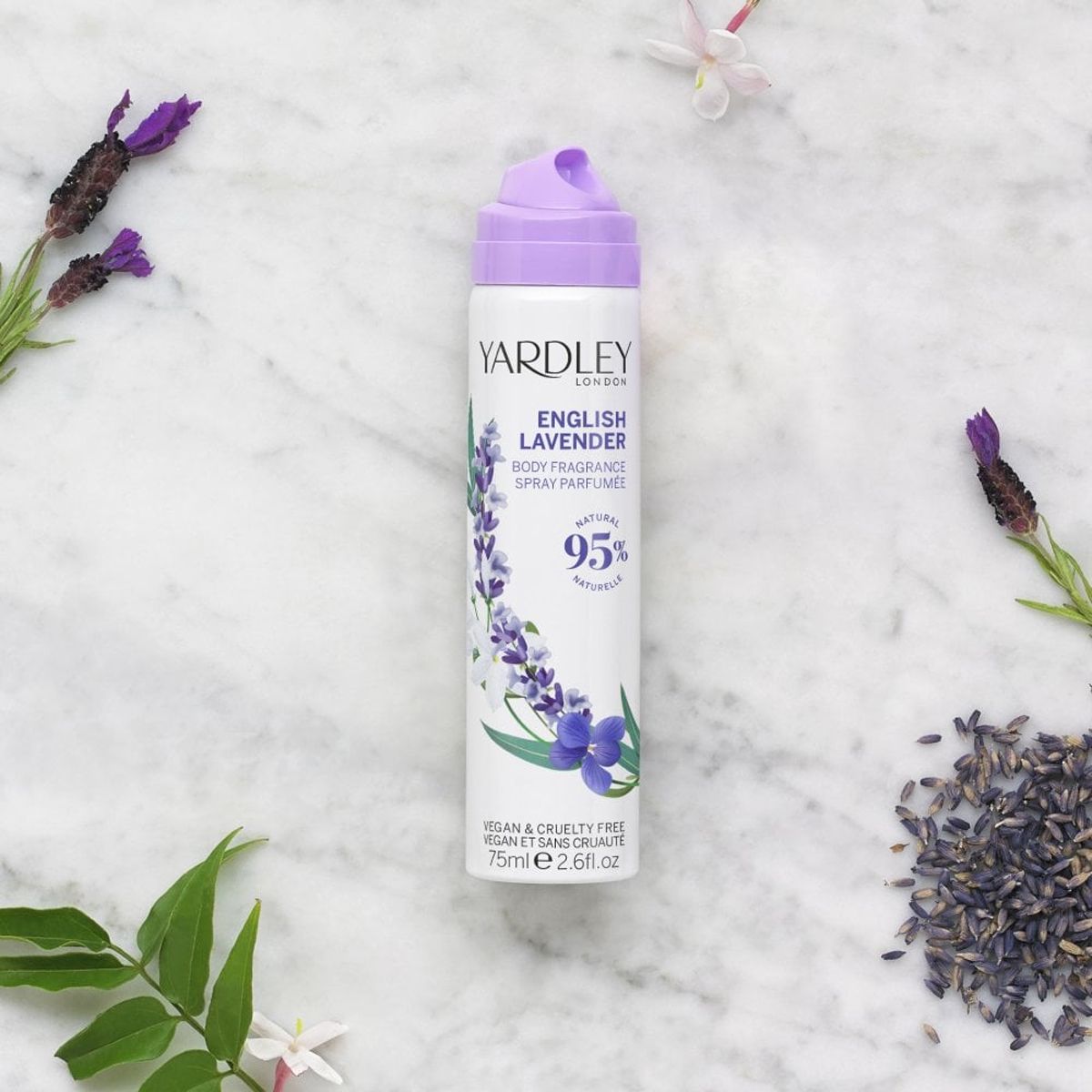 Yardley London Spray corporel à la lavande 75 ml