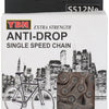 Chaîne de vélo électrique Ybn singlespeed s512ne s2 136 gauche 1 2"x3 32"