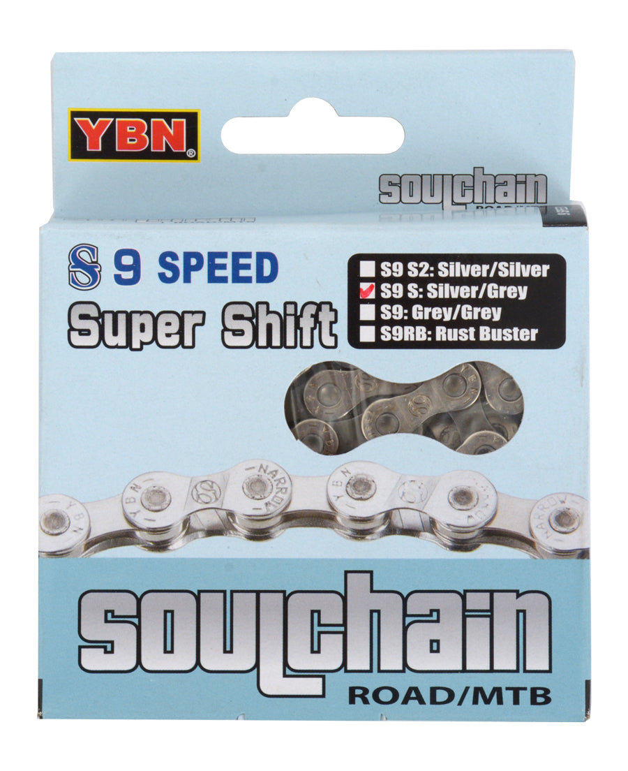 Chaîne Ybn s9s 9 vitesses 116 maillons
