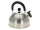 Bouilloire de flûte de base 2,5 L en acier inoxydable noir