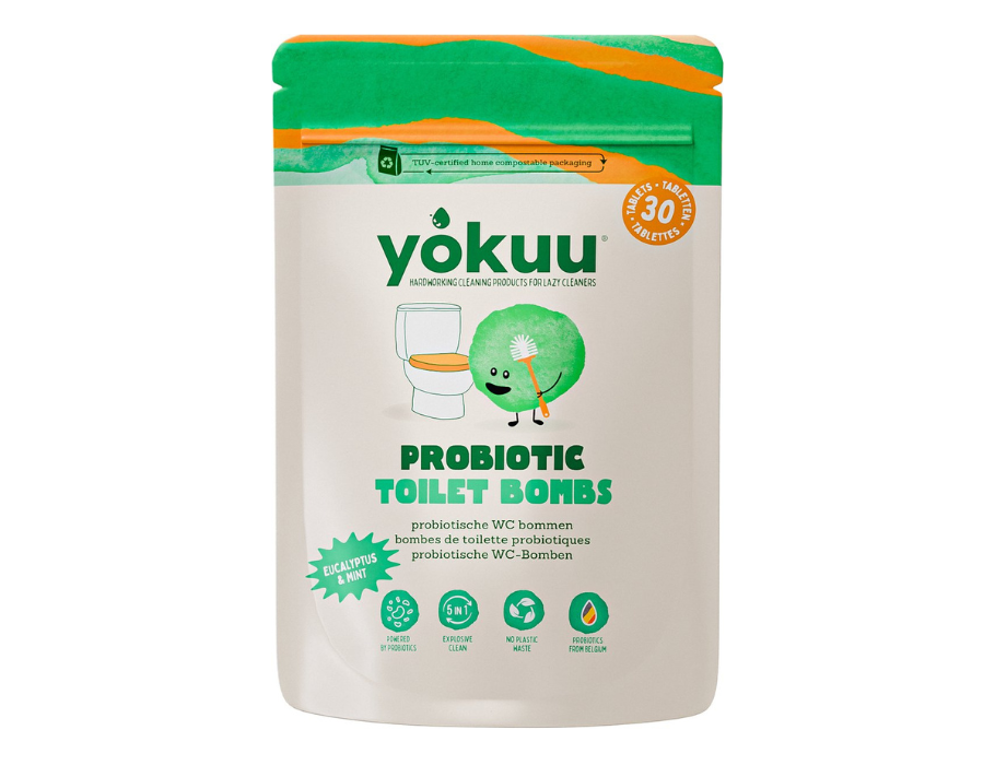 Toilet de toilette yokuu comprimés de toilette 3 en 1 30 pièces