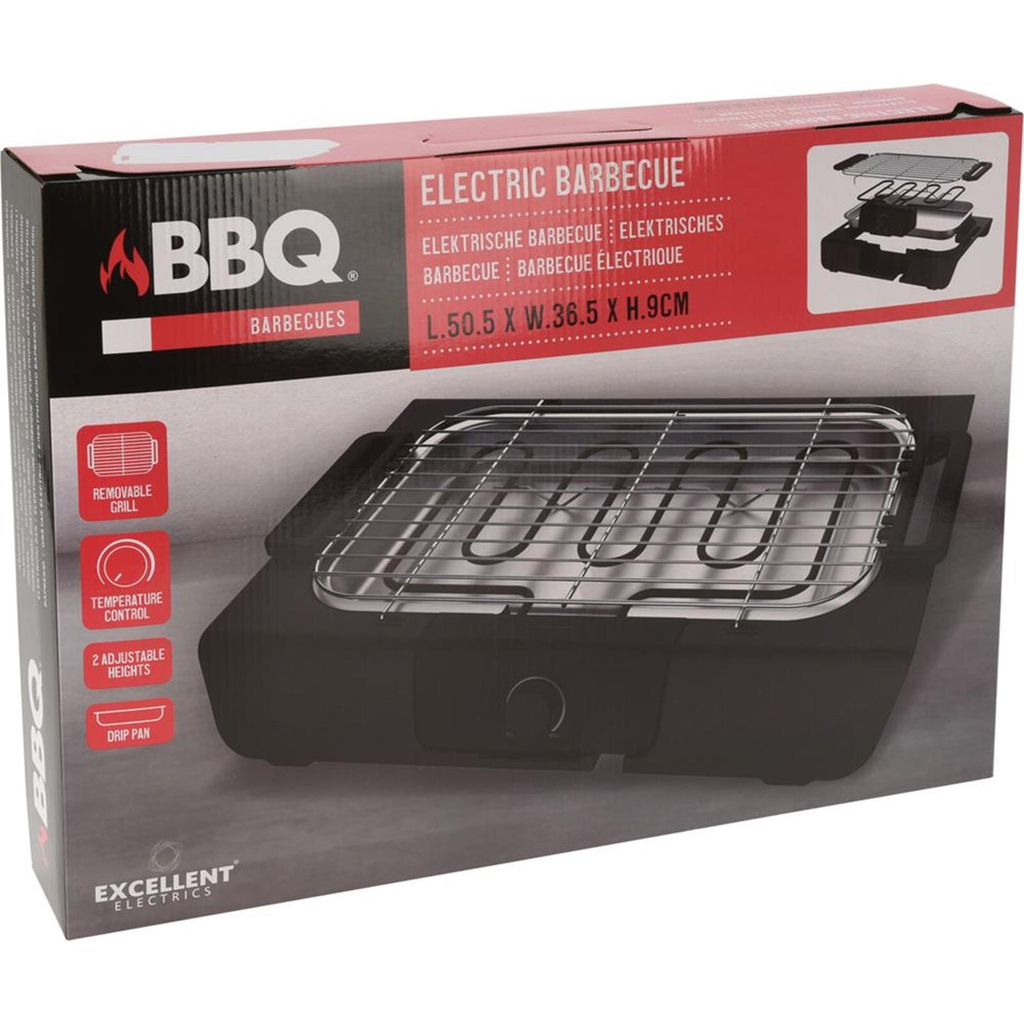 Progarden Progarden Barbecue Electric 2000 W Black