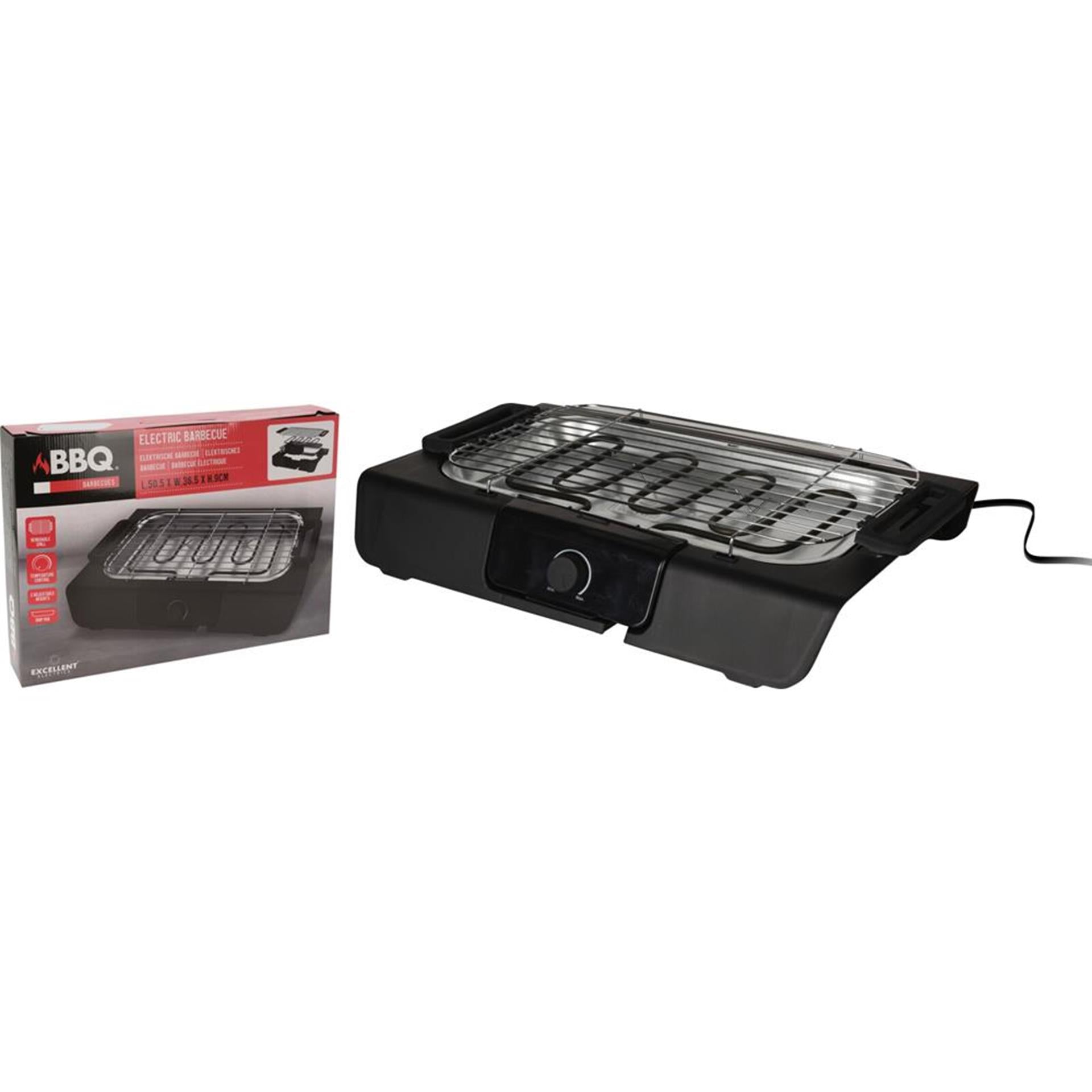 Progarden Progarden Barbecue Electric 2000 W Black