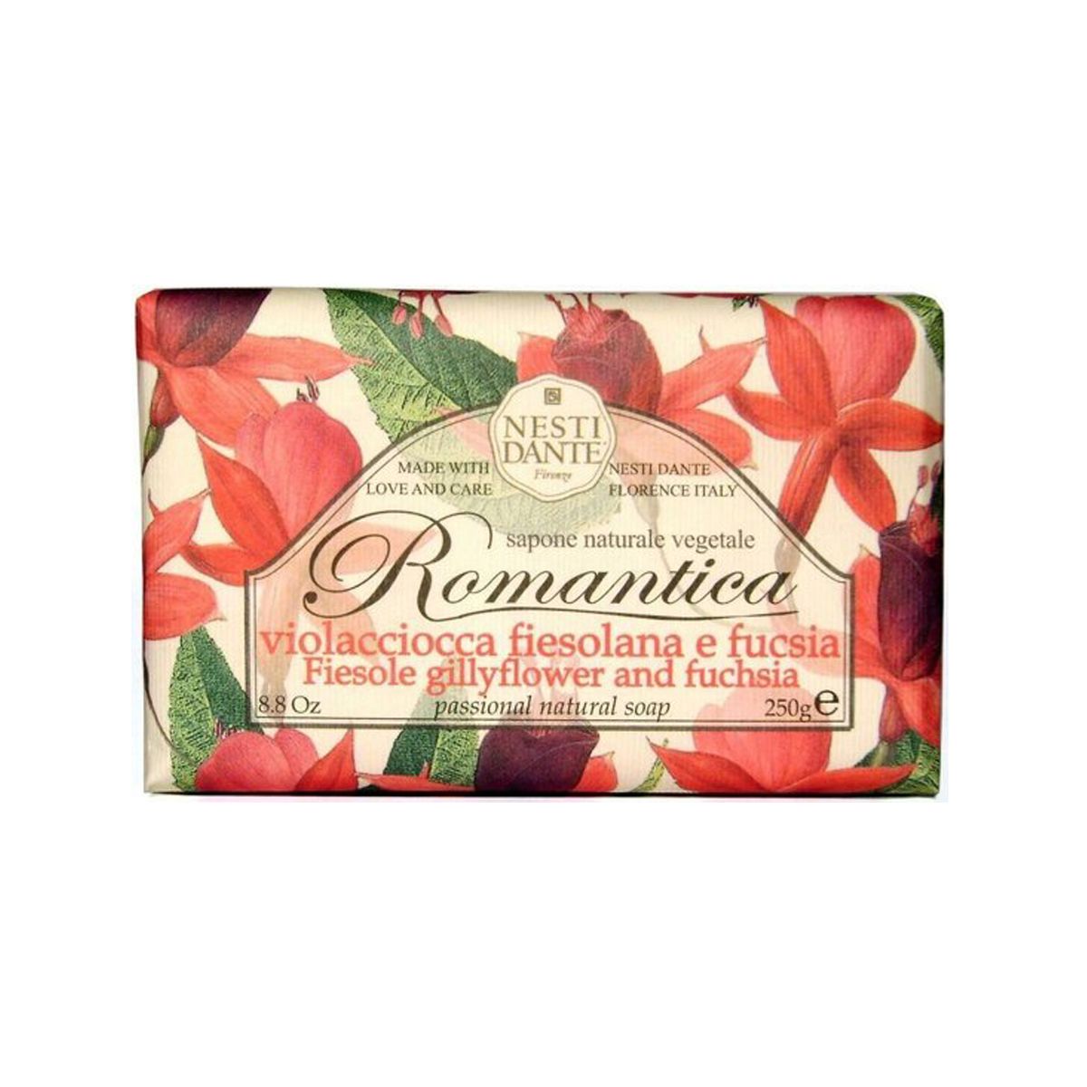 Nesti Dante Nesti Dante Romantinga Fiesole Gillyflower Fucsia Soap 250gr.