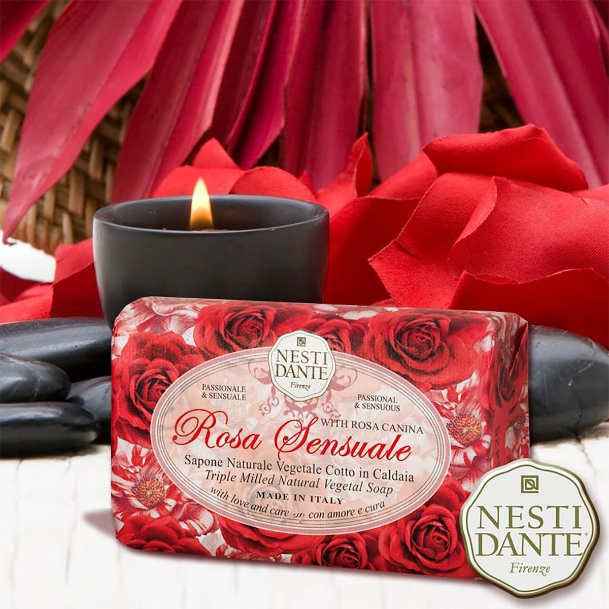 Nesti Dante Nesti Dante Rosa Soap sensual 150gr.
