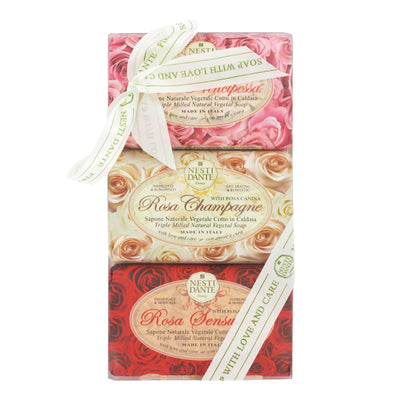 Nesti Dante Nesti Dante Gift Set Soap Rosa 3x150gr.