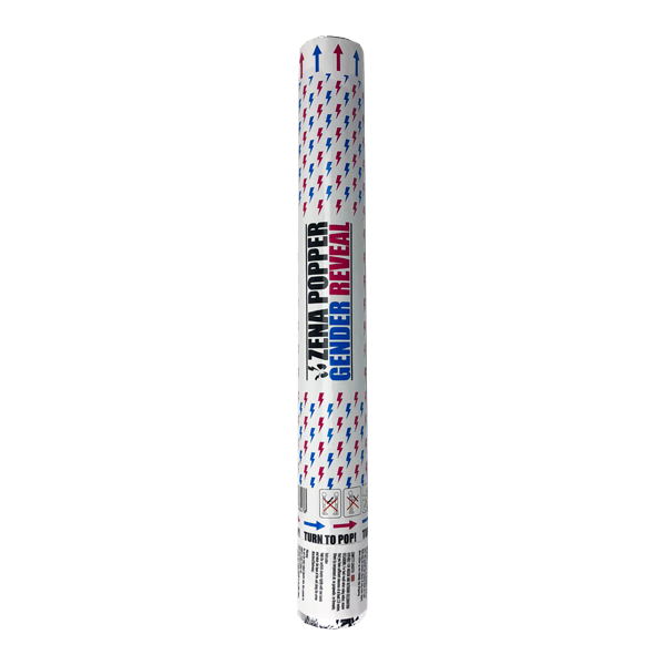 Zena popper sexe révéler bleu 40cm