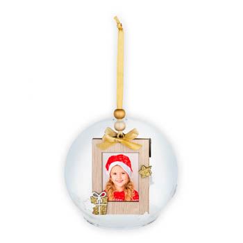 Zep Photo de Noël Ball Voski Gold CH38G 2x3,5x4,5 cm