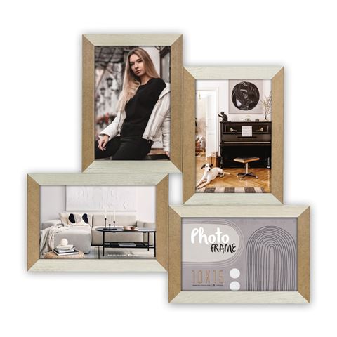 Frame photo Zep DN496W Vercelli White 4Q 4x 10x15 cm