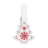 Kit de Noël Zep Clips en bois Red Lk38r 8 pièces