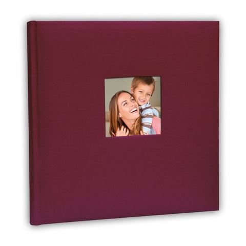 ZEP OU242420 Album de pergamine 20 feuilles Bordeaux 24x24 cm