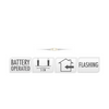 Fil argenté clignotant LED WW 100 LED 495cm