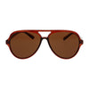 Spectrum Spectrum Lunettes de soleil Vintage Pilote Brown Mesdames