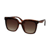 Spectrum Spectrum Lunettes de soleil Déclaration de tortue Gradient Chic Dames Brown