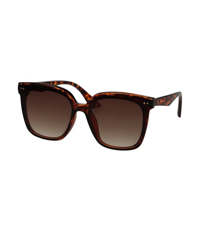 Spectrum Spectrum Lunettes de soleil Déclaration de tortue Gradient Chic Dames Brown