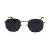 Spectrum Spectrum Lunettes de soleil en métal Hexagon Gold Hexagon Medames