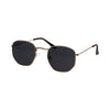 Spectrum Spectrum Lunettes de soleil en métal Hexagon Gold Hexagon Medames