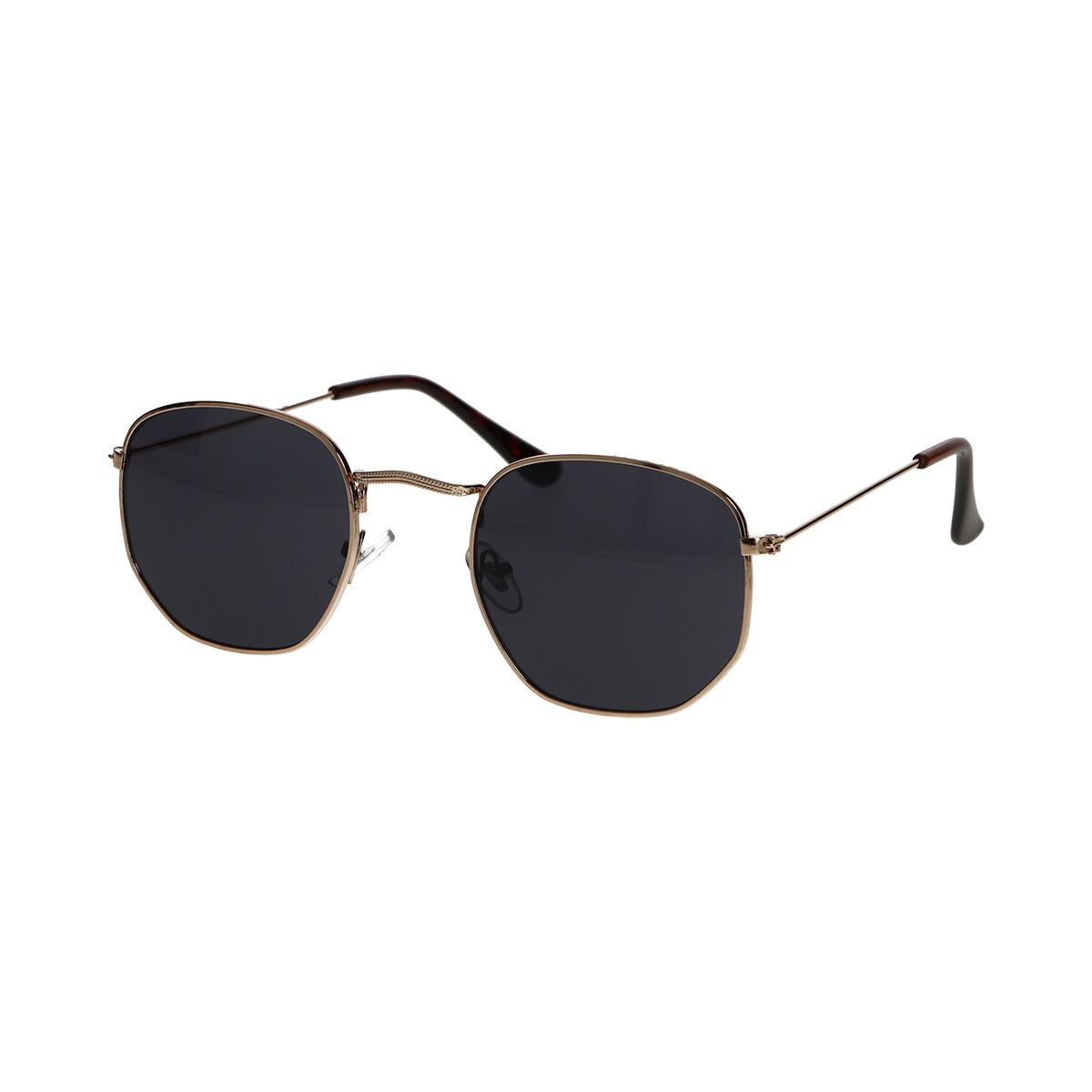 Spectrum Spectrum Lunettes de soleil en métal Hexagon Gold Hexagon Medames