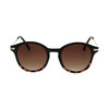 Lunettes de soleil Spectrum Spectrum autour de la moitié de la tortue noires dames